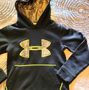 Boys UnderArmour Real Tree Hoodie Size YXS